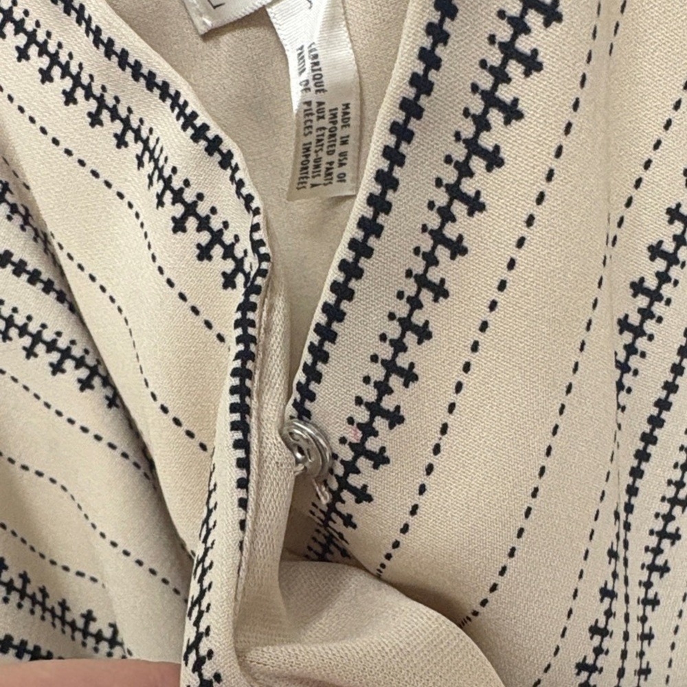 LEITH WOMENS beige Jumpsuit relaxed one small spaghetti strapped boho miltered - Picture 9 of 10